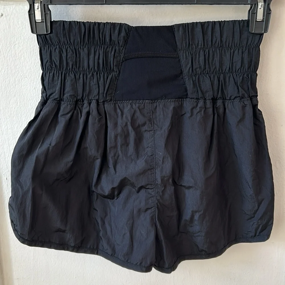 Free People Movement Way The Home Black Athletic Shorts Size Small